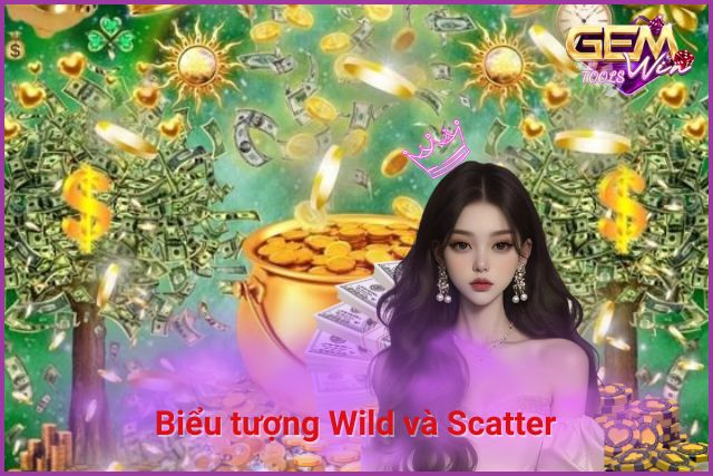 Biểu tượng Wild và Scatter trong nổ hũ